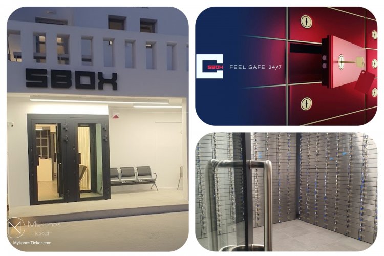 Mykonos Safe Deposit Box - SBOX: Η μόνη λύση ασφαλείας πολύτιμων αντικειμένων σε θυρίδες θησαυροφυλακίου 24ωρης λειτουργίας και προηγμένης τεχνολογίας