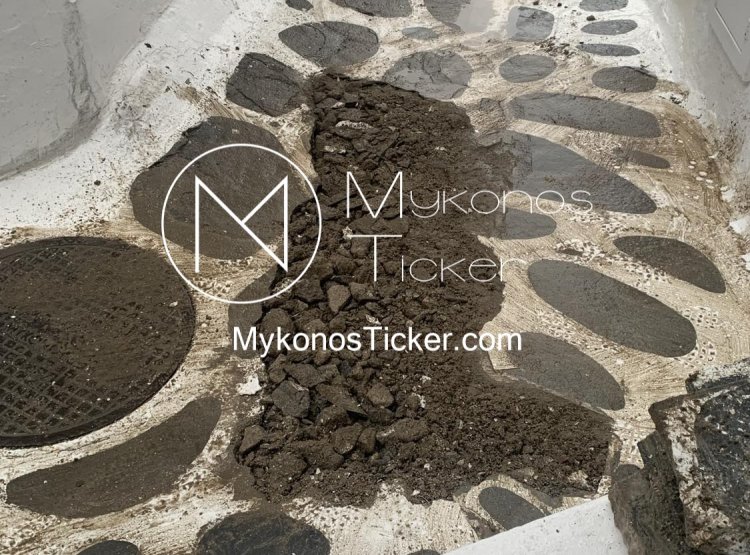Mykonos - ΔΕΥΑΜ: Αποκαταστάθηκε η βλάβη στο δίκτυο ύδρευσης στην  περιοχή της Λίμνης Μυκόνου