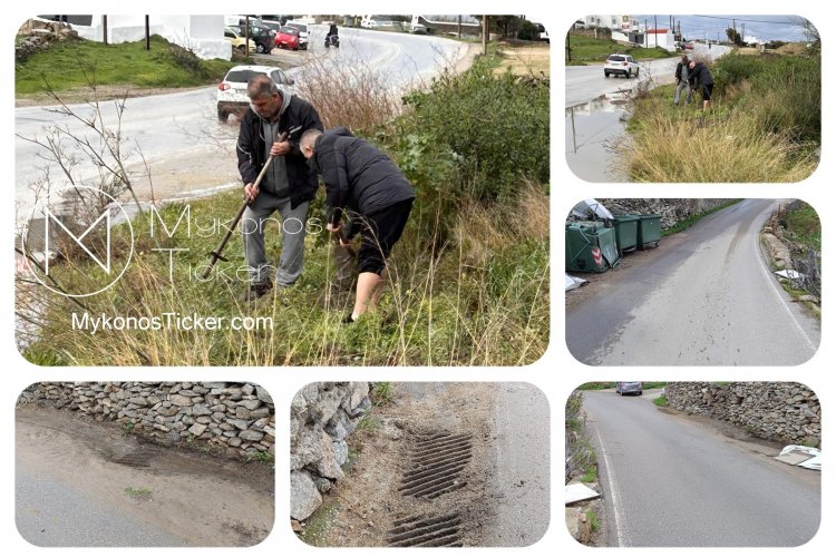 Municipality of Mykonos: Σε εξέλιξη ο καθαρισμός και η συντήρηση φρεατίων υδροσυλλογής ομβρίων υδάτων [εικόνες + video]
