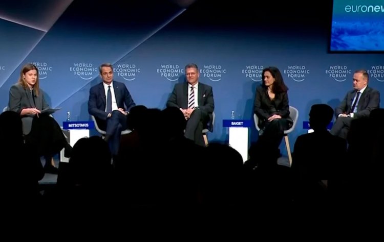 World Economic Forum Davos 2024: Αισιόδοξος για το μέλλον της πράσινης μετάβασης ο Κυριάκος Μητσοτάκης - Live η συζήτηση στο Νταβός