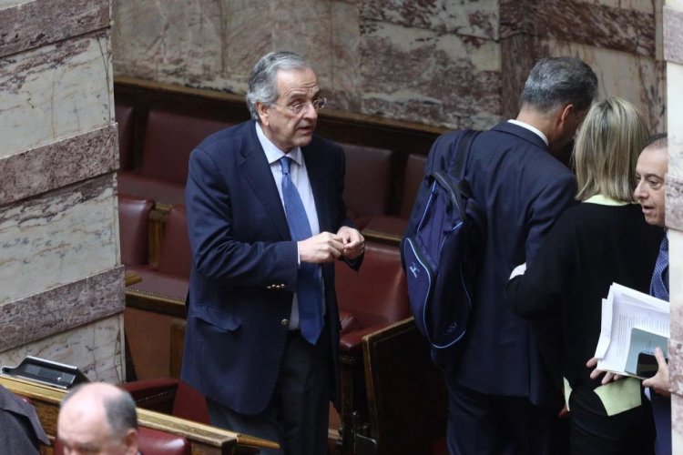 Ex - PM Samaras: Μια προαναγγελθείσα διαφωνία στη Βουλή