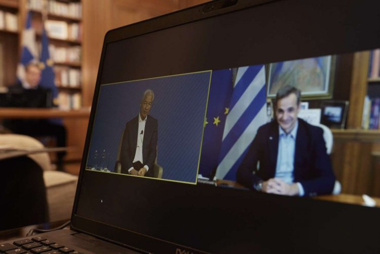 PM Mitsotakis: «Προσηλωμένοι στις μεταρρυθμίσεις» - Η συζήτηση Μητσοτάκη με τον Jamie Dimon της JPMorgan