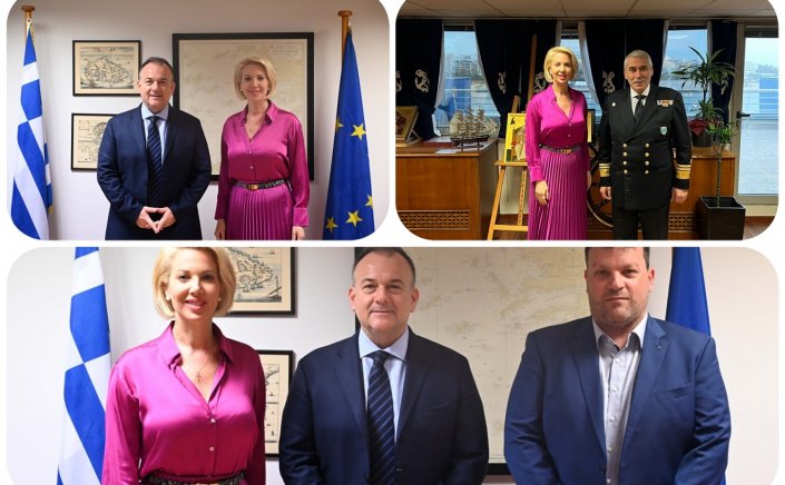 MP Katerina Monogiou: Συνάντηση της Κατερίνας Μονογυιού με τον Υφυπουργό Ναυτιλίας και Νησιωτικής Πολιτικής για την άμεση ανάρτηση των ακτοπλοϊκών δρομολογίων των Δυτικών Κυκλάδων