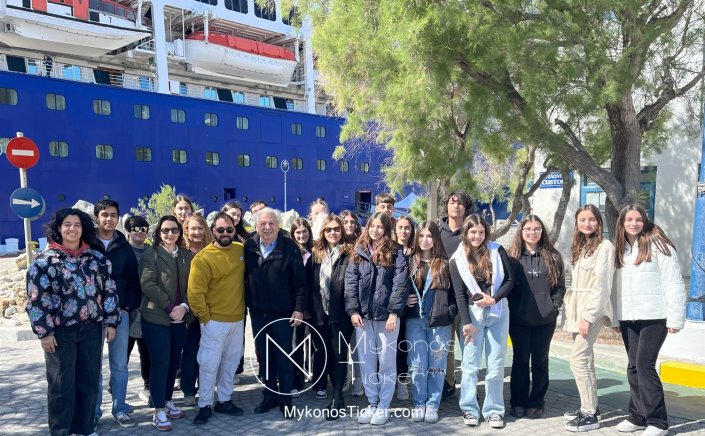 Mykonos Ports: Εκπαιδευτική επίσκεψη - Βιωματική ξενάγηση στο Νέο Λιμάνι και στο κρουαζιερόπλοιο Celestyal Journey
