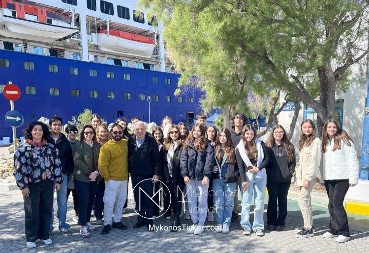 Mykonos Ports: Εκπαιδευτική επίσκεψη - Βιωματική ξενάγηση στο Νέο Λιμάνι και στο κρουαζιερόπλοιο Celestyal Journey