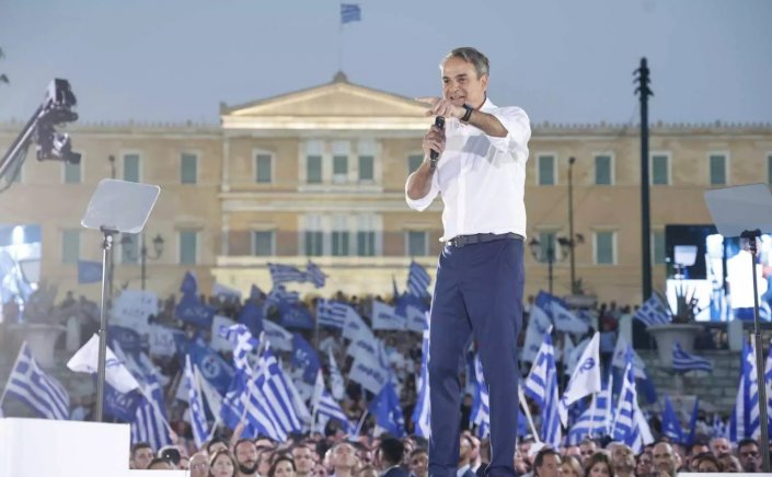 European elections 2024 - Mitsotakis:  Όλη η Ελλάδα θα είναι πάλι μπλε και η ΝΔ ξανά νικήτρια