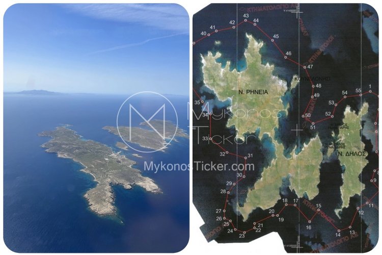 Delimitation of Delos & Rhenia: Οριοθετήθηκε ο ενιαίος ενάλιος και χερσαίος αρχαιολογικός χώρος των νήσων Δήλου και Ρήνειας