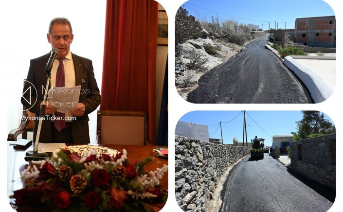 Xpήστος Bερώνης: Σχεδιάζουμε έργα και νέους οδικούς άξονες - απάντηση στο κυκλοφοριακό πρόβλημα της Μυκόνου [Video]