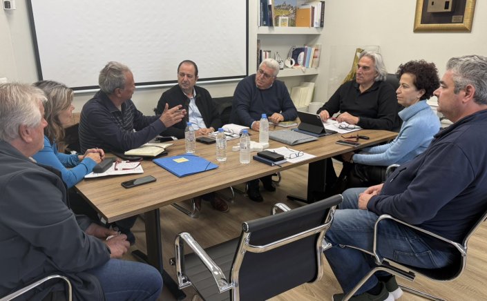 Municipality of Tinos: Επίσκεψη του Αντιπεριφερειάρχη Πρωτογενούς Τομέα, Φιλήμονα Ζαννετίδη, στο Δήμο Τήνου