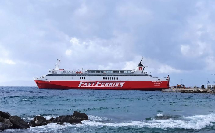 Ferry Routes: Το Fast Ferries Andros θα εκτελέσει κανονικά αύριο Πέμπτη 23/1  το πρωινό δρομολόγιο από Πειραιά για Σύρο - Τήνο - Μύκονο
