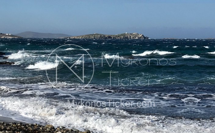 Marine Forecast: Συνέχιση των Βορείων Θυελλωδών Ανέμων έως 8 bf στο Αιγαίο - Διαρκής Ετοιμότητα από το Λιμεναρχείο Μυκόνου!!
