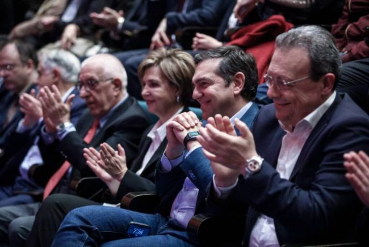 SYRIZA Alexis Tsipras: Στην παρουσίαση του βιβλίου του Γιάννη Μπαλάφα - «Το σημερινό καθεστώς οδηγεί την πατρίδα στα βράχια»