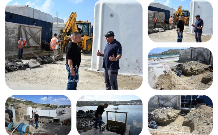 ΔΕΥΑ Μυκόνου: Στην τελική φάση ολοκλήρωσης οι εργασίες σύνδεσης του νέου αγωγού μεταφοράς θαλασσινού νερού με την αφαλάτωση του Kόpφoυ [Εικόνες & Video]