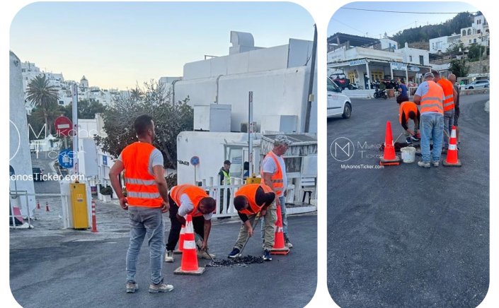 ΔΕΥΑ Μυκόνου: Άμεσες λύσεις σε προβλήματα λειτουργικότητας του αποχετευτικού δικτύου – Επισκευή κυκλικών φρεατίων στο Καμινάκι (ΟΤΕ)