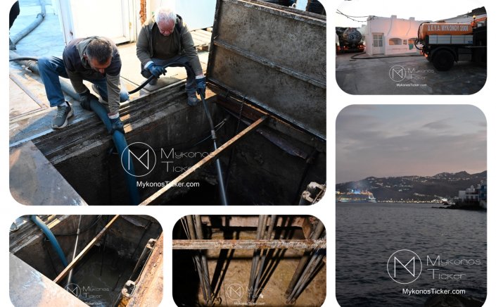 ΔEYA Mυκόvoυ: Προγραμματισμένες εργασίες καθαρισμού και συντήρησης του Κεντρικού αντλιοστασίου συλλογής και μεταφοράς λυμάτων στην Αλευκάνδρα [Εικόνες & Video]