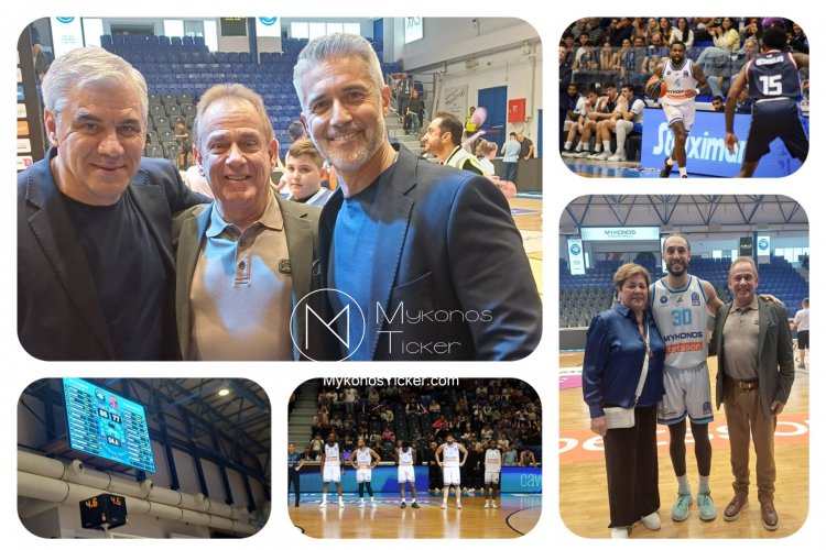 Xpήστos Bεpώvηs για την 3η νίκη της Mykonos BC: Η προσπάθεια όλων αποδίδει, συνεχίζουμε με την ίδια αποφασιστικότητα