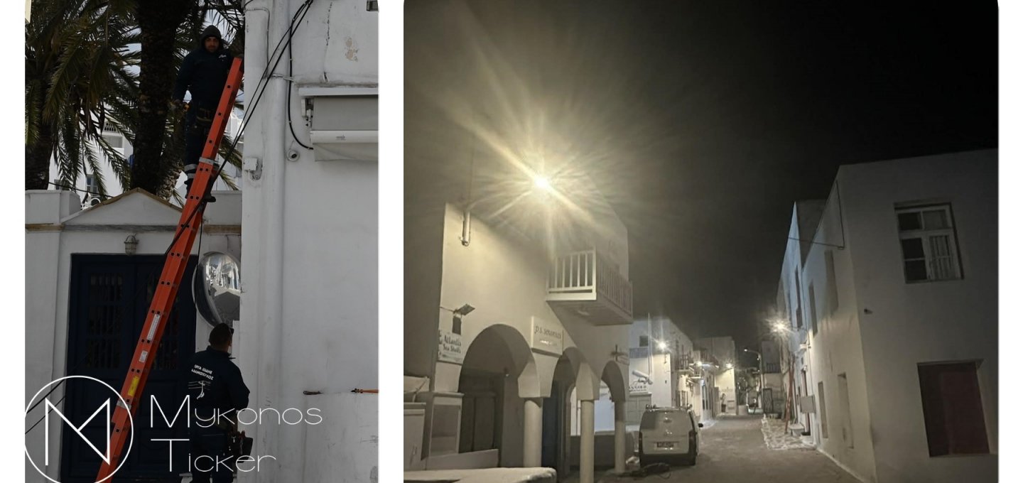 Από τη βιτρίνα στην πράξη: Ο Γ. Κουσαθανάς - Μάγκας θέτει σε λειτουργία τον Ηλεκτροφωτισμό και μετατρέπει την αδράνεια σε έργο, επαναφέροντας τη Μύκονο στη Θεσμική Κανονικότητα