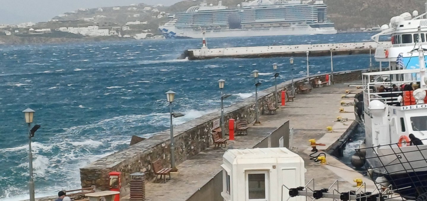 Mayor of Mykonos - Χρήστος Βερώνης: Η ασφαλής πρόσδεση του Sun Princess ως δείκτης ποιότητας, επιχειρησιακής ετοιμότητας και Λιμενικής αξιοπιστίας