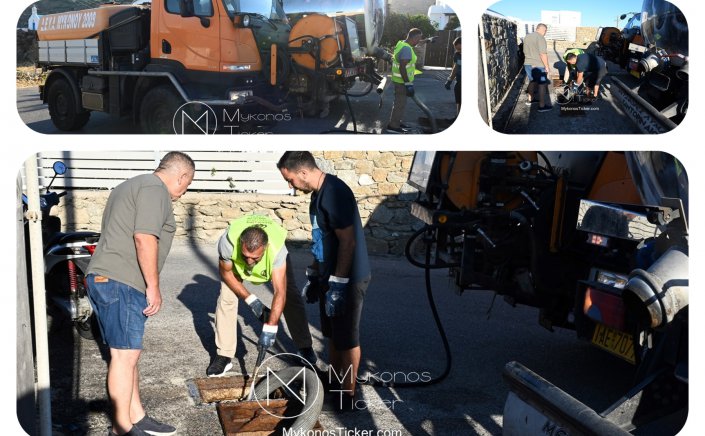 Wastewater Resilience: Αναβάθμιση και προληπτικός καθαρισμός του Δικτύου Λυμάτων στην περιοχή Ταγκού από τη ΔΕΥΑ Μυκόνου