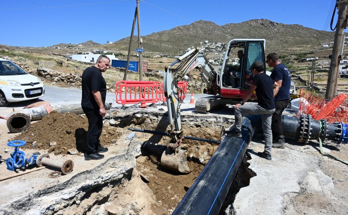  Σύνδεση Νέου Αγωγού από Φράγμα Μαράθι με Υφιστάμενο Δίκτυο στα Καντούνια